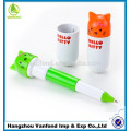 Vente chaude stylo chat / stylo bille Flexible / plastique stylo à bille